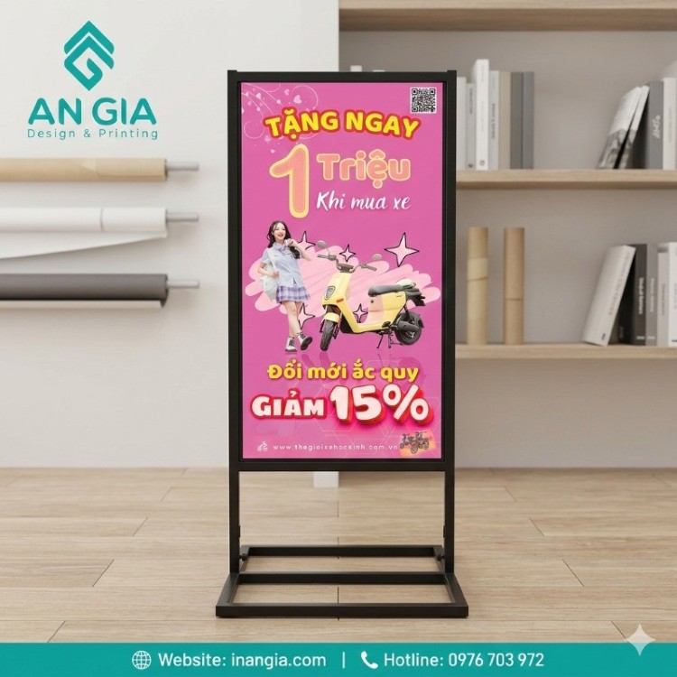 Mua Standee khung sắt di động tại TP.HCM